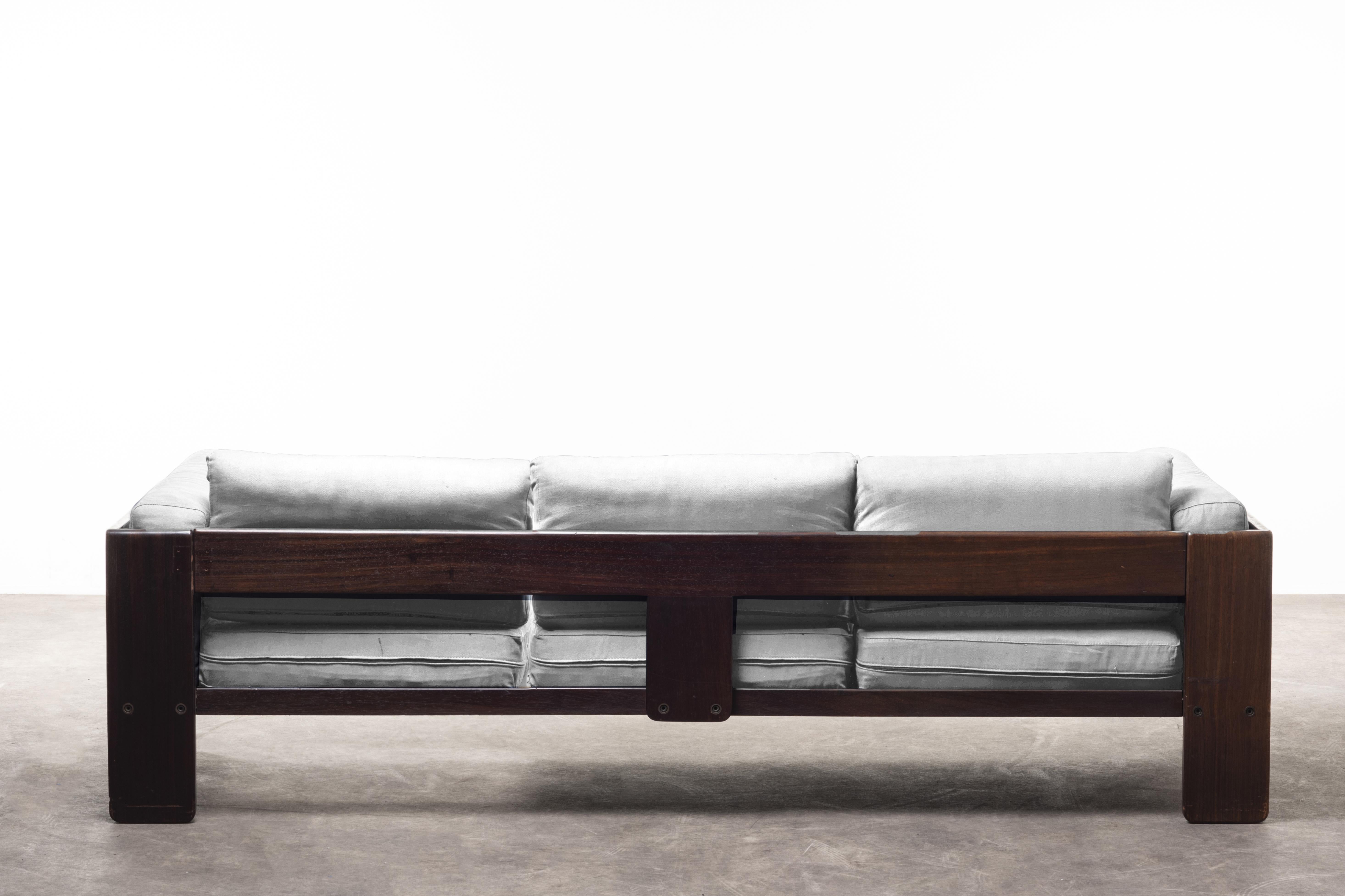 Mid-Century Modern Three‐Seats Sofa Mod. Bastiano