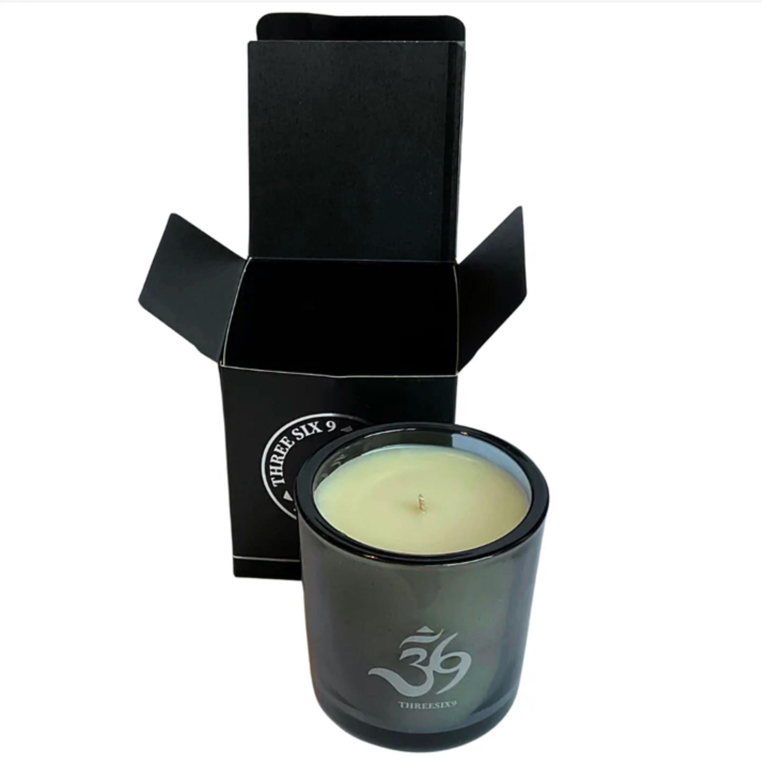 ThreeSix9
Signature scent candle in glass container.
The scent is a beautiful, strong Gardenia.
ThreeSix9 is made entirely in Los Angeles, California.
The Candles are all Hand Poured in Los Angeles.
369
 