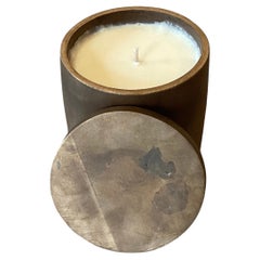 Threesix9 Solid Bronze Gardenia Candle with Lid