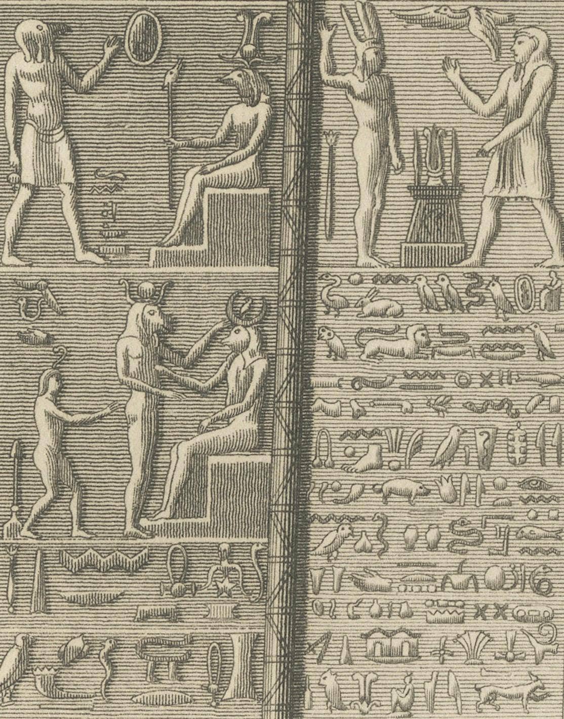 Threshold of Divinity: The Dendera Isis Temple Doorway in Upper Egypt, 1801