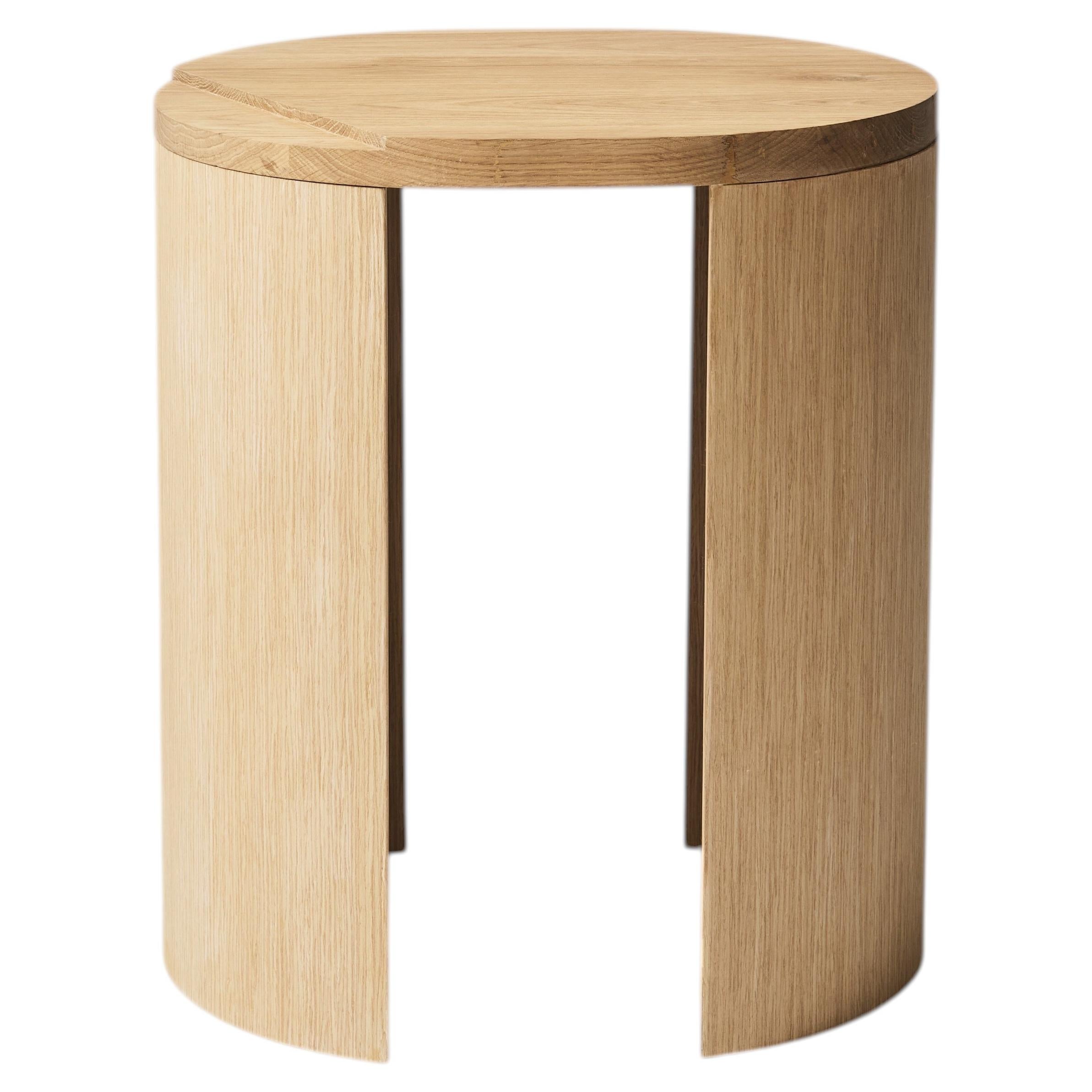Threshold Stool in Solid Oak by Theodora Alfredsdottir For Sale