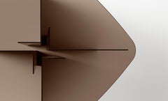 Esszimmertisch aus Thrim-Glas, entworfen von Massimo Castagna, hergestellt in Italien