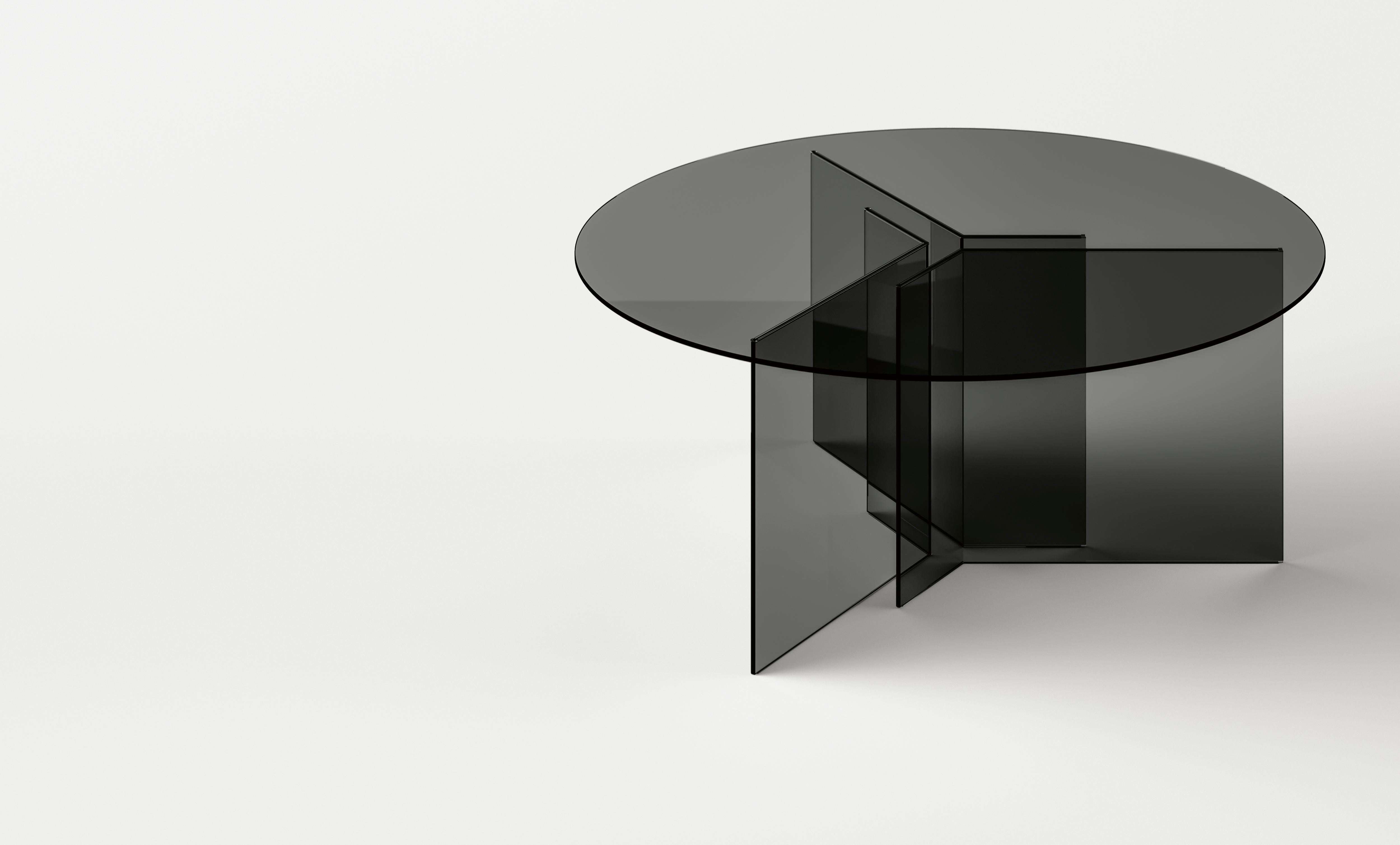 Table de salle à manger en verrerim, conçue par Massimo Castagna, fabriquée en Italie en vente 1