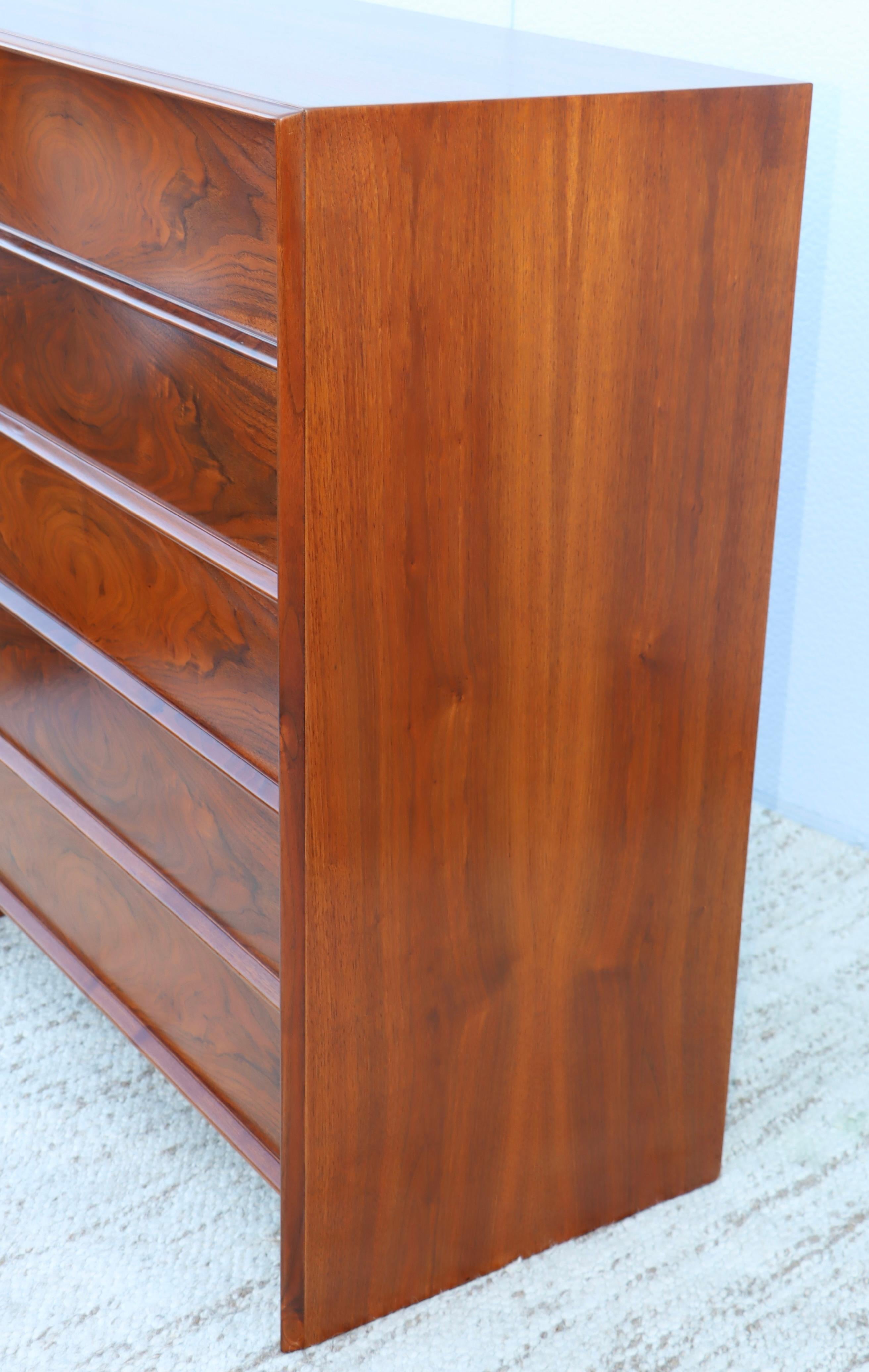T.H.Robsjohn Gibbings for Widdicomb 5 Drawer Tall Dresser 4