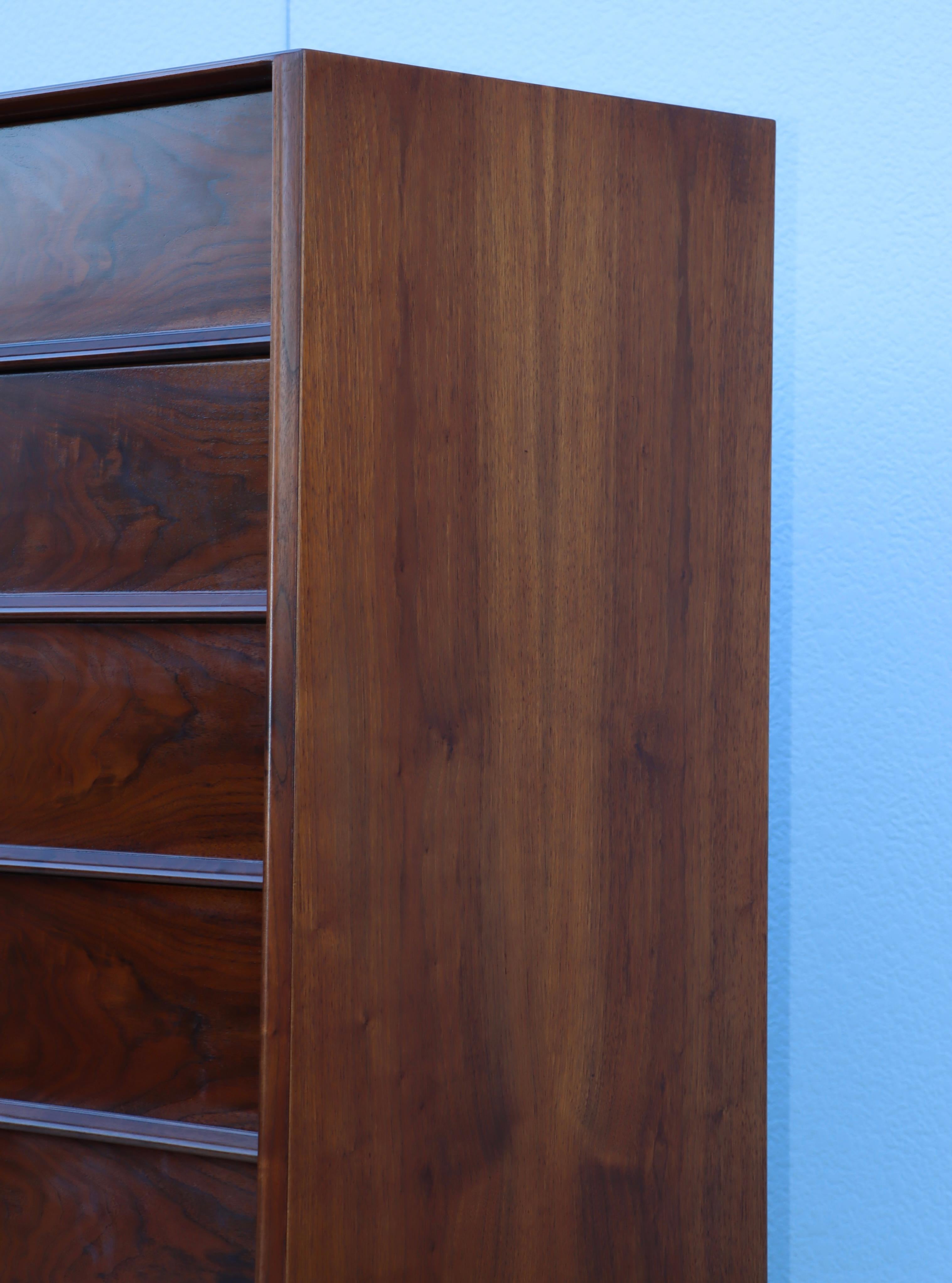 American T.H.Robsjohn Gibbings for Widdicomb 5 Drawer Tall Dresser