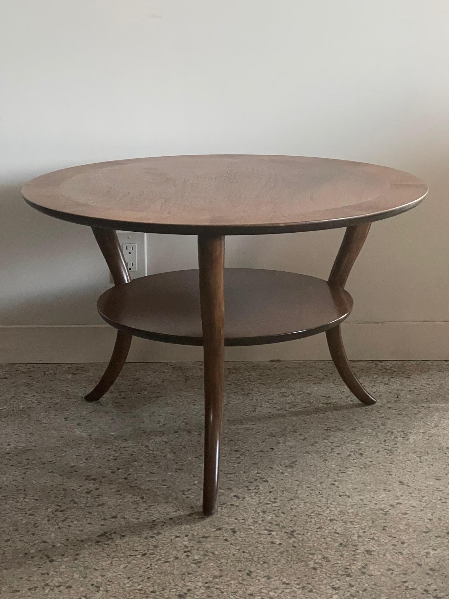 T.H.Robsjohn-Gibbings Klismos Lamp Table 6