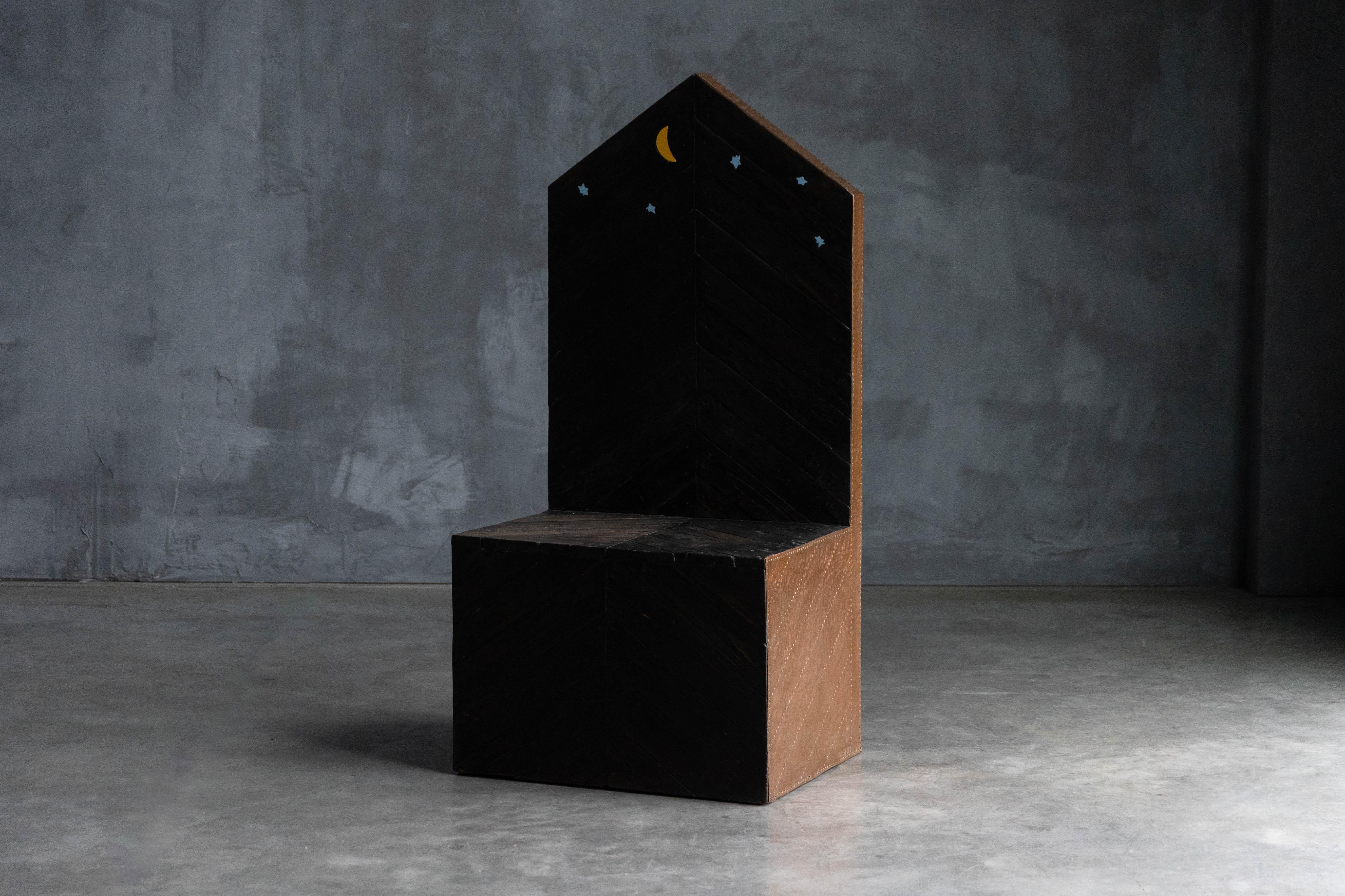 Sedia Trono di Sandro Lorenzini, Italia, anni '80 in vendita 5