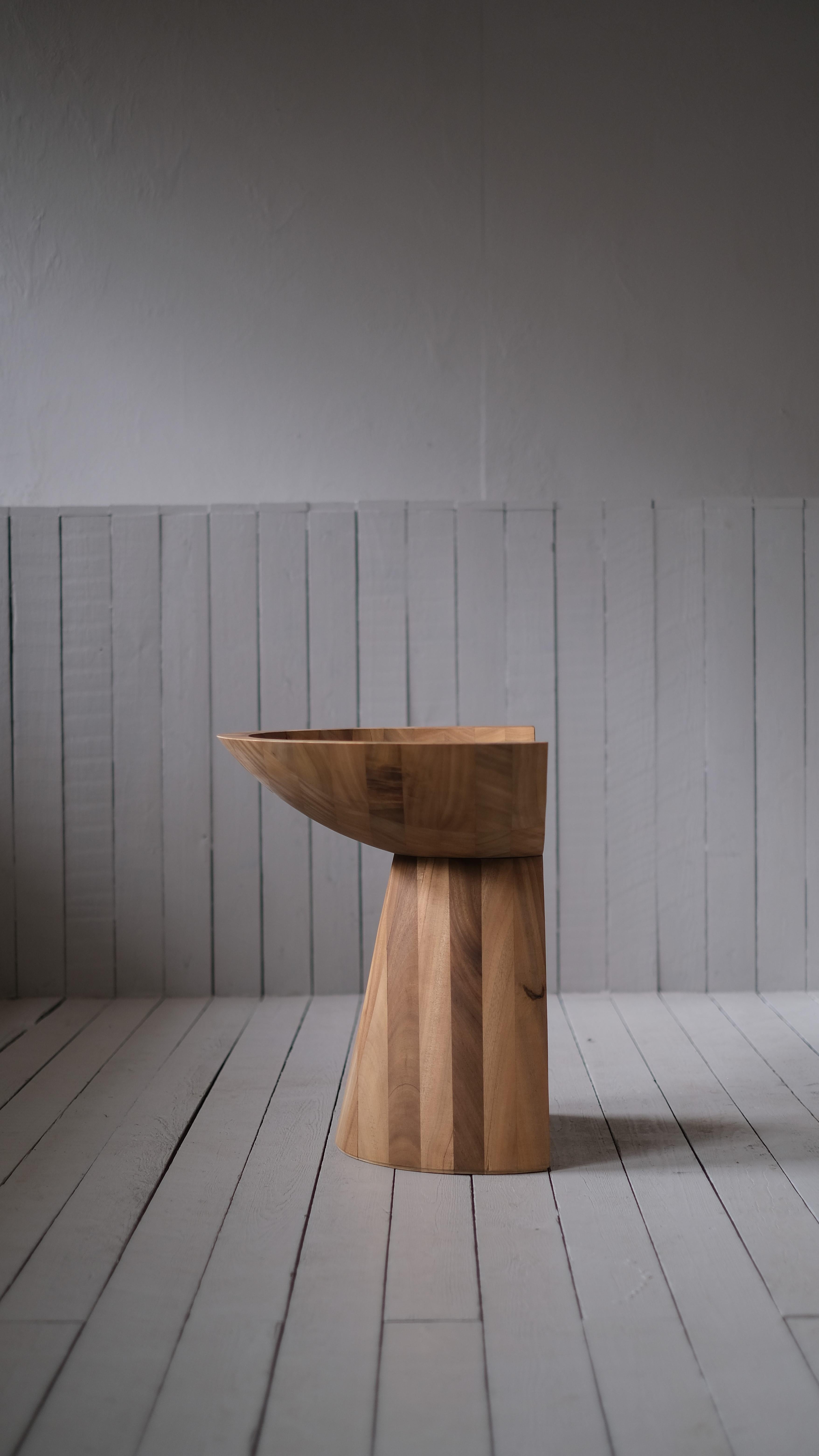 Belgian Throne in African Walnut by Arno Declercq