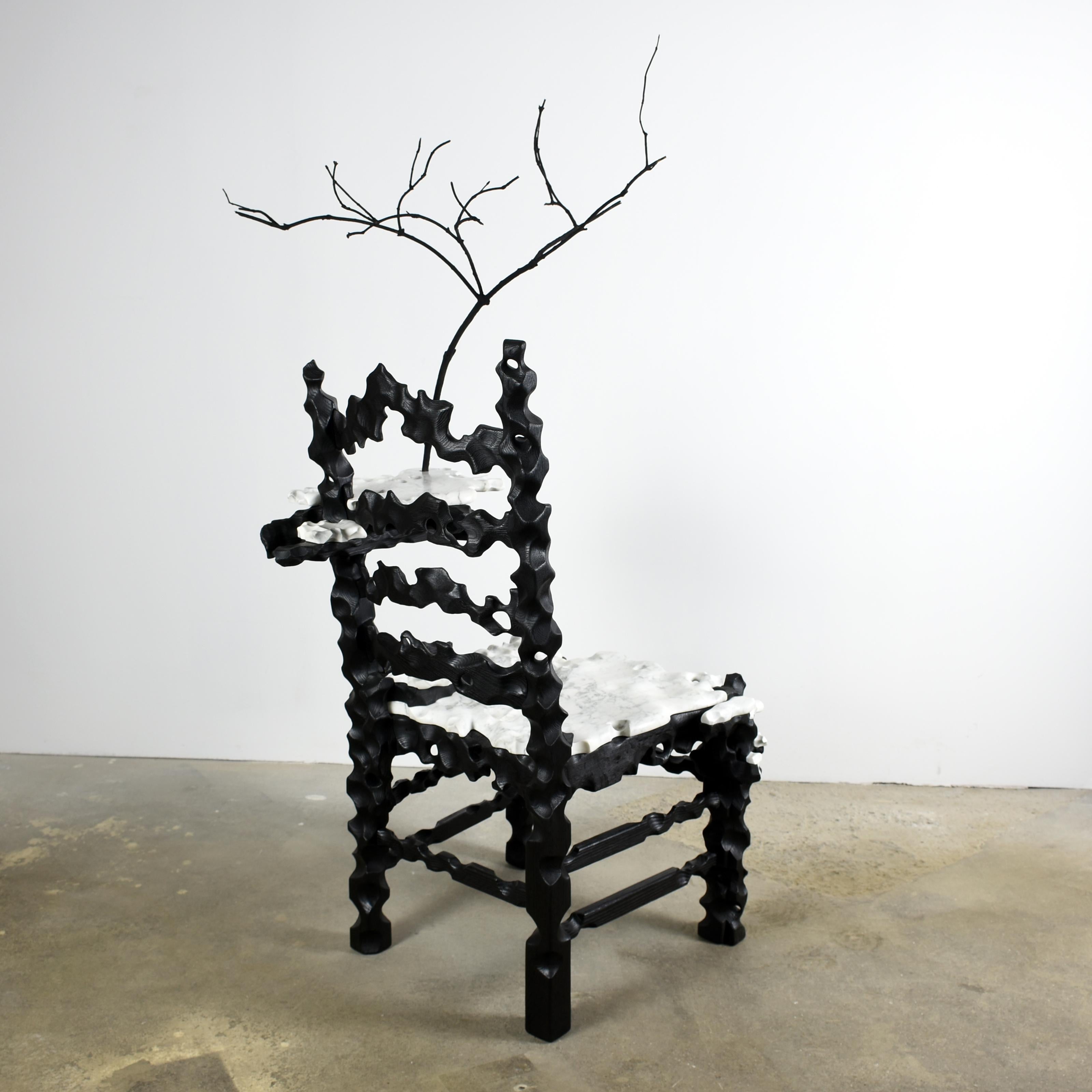 Throne Side Table by Gabor Gobi For Sale 2