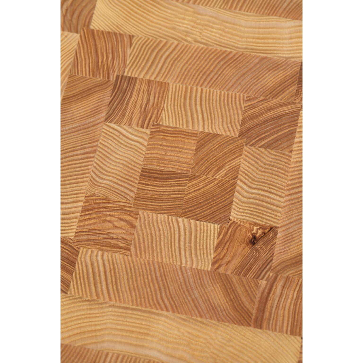 Other Cubic Shape Natural Ash Wood Side Table by Heilig Objects For Sale
