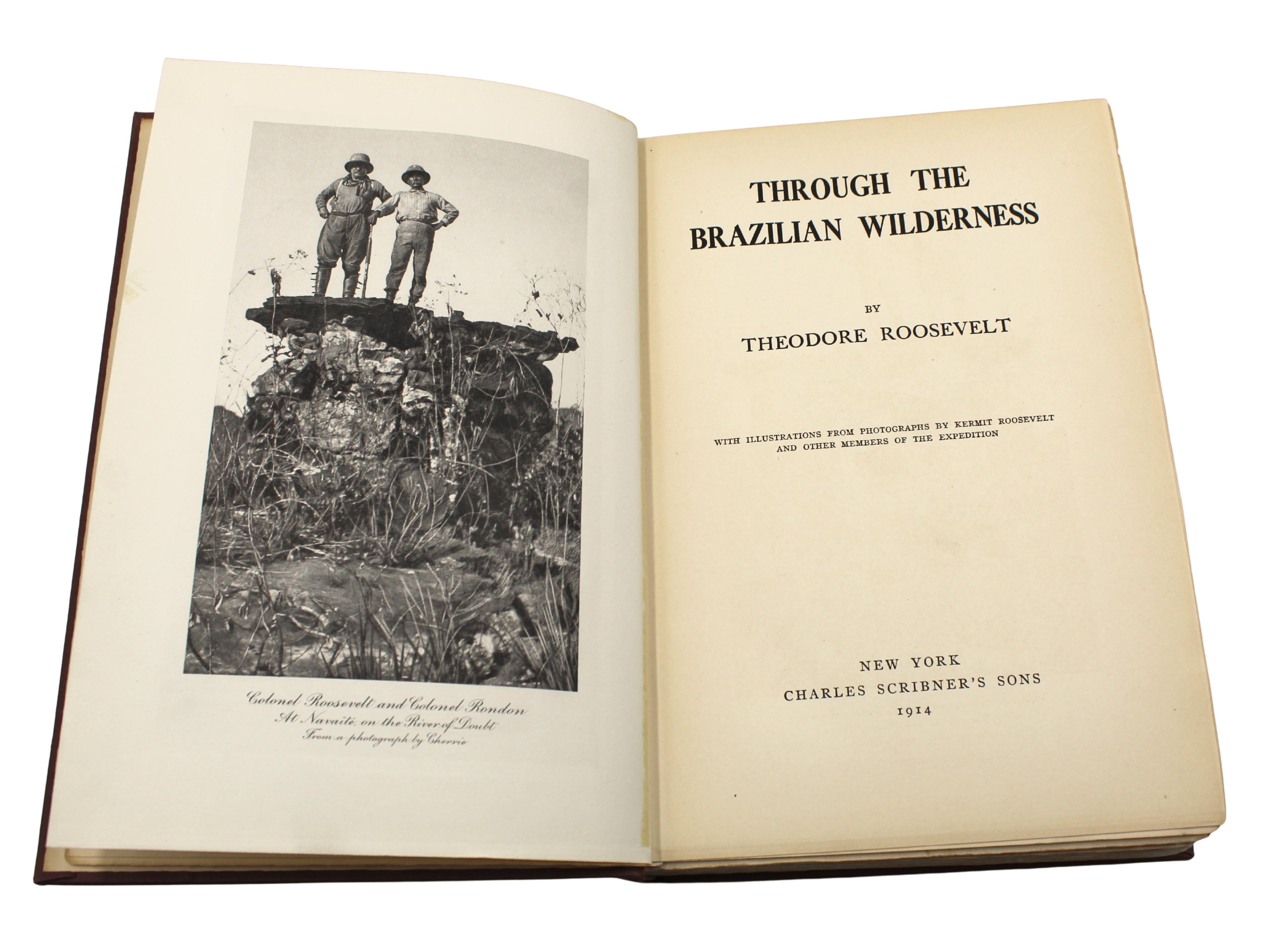 Doré Through the Brazilian Wilderness by Theodore Roosevelt, First Edition, 1914 en vente