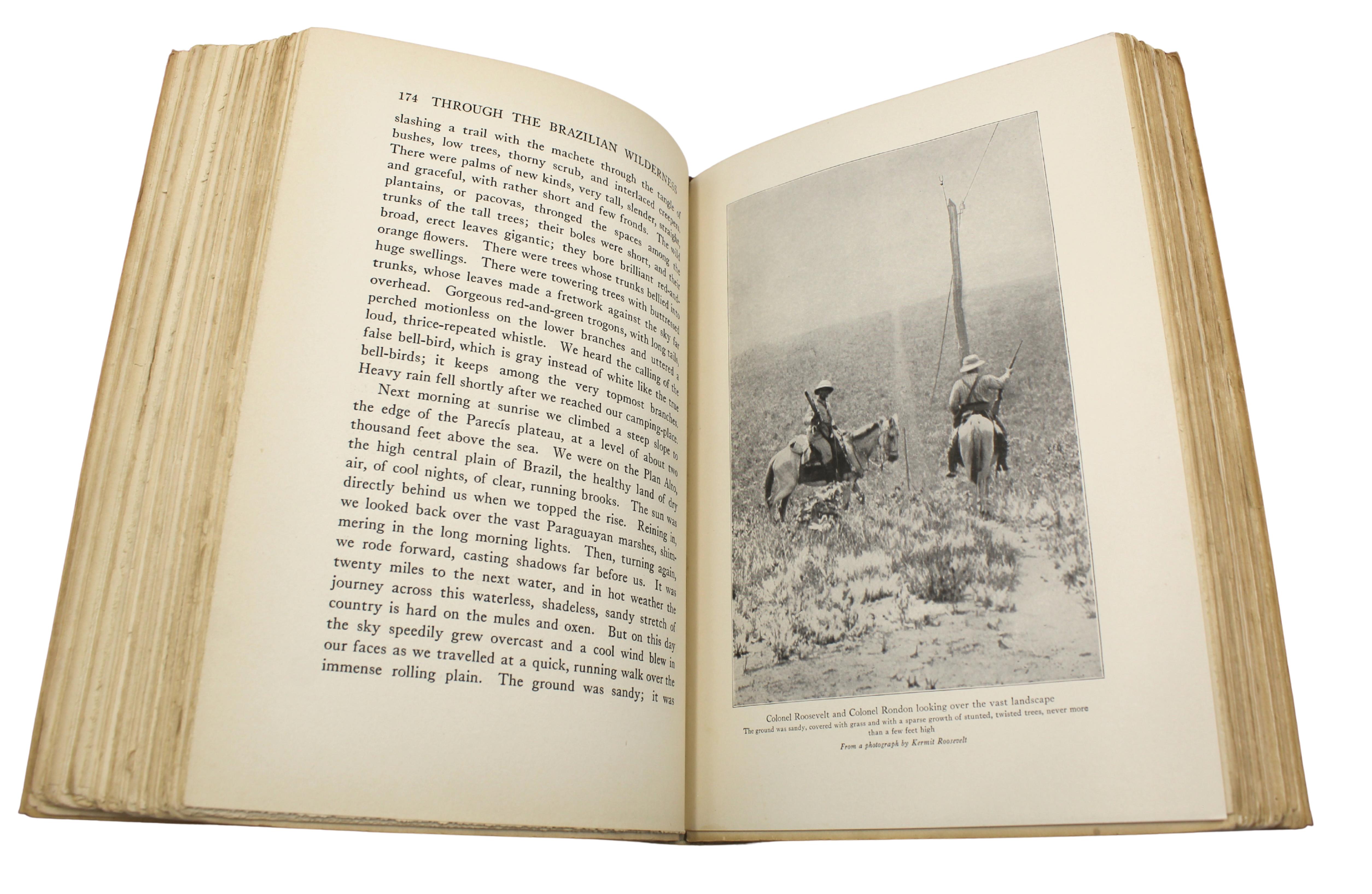 Through the Brazilian Wilderness by Theodore Roosevelt, First Edition, 1914 en vente 2