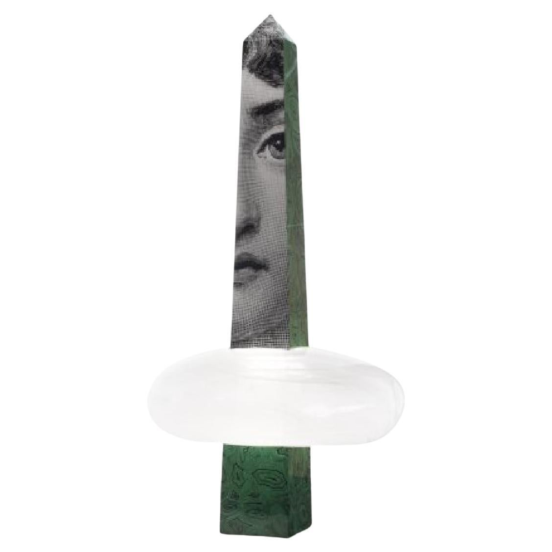 THROUGH THE CLOUDS Malachite Large Pendant lamp by Fornasetti for Wonderglass For Sale