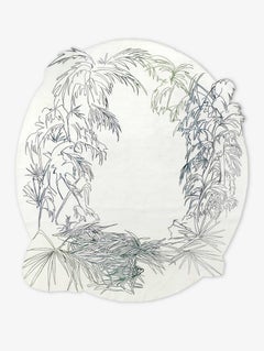 Through the Grove Neutral Hand Knotted Rug by Eskayel