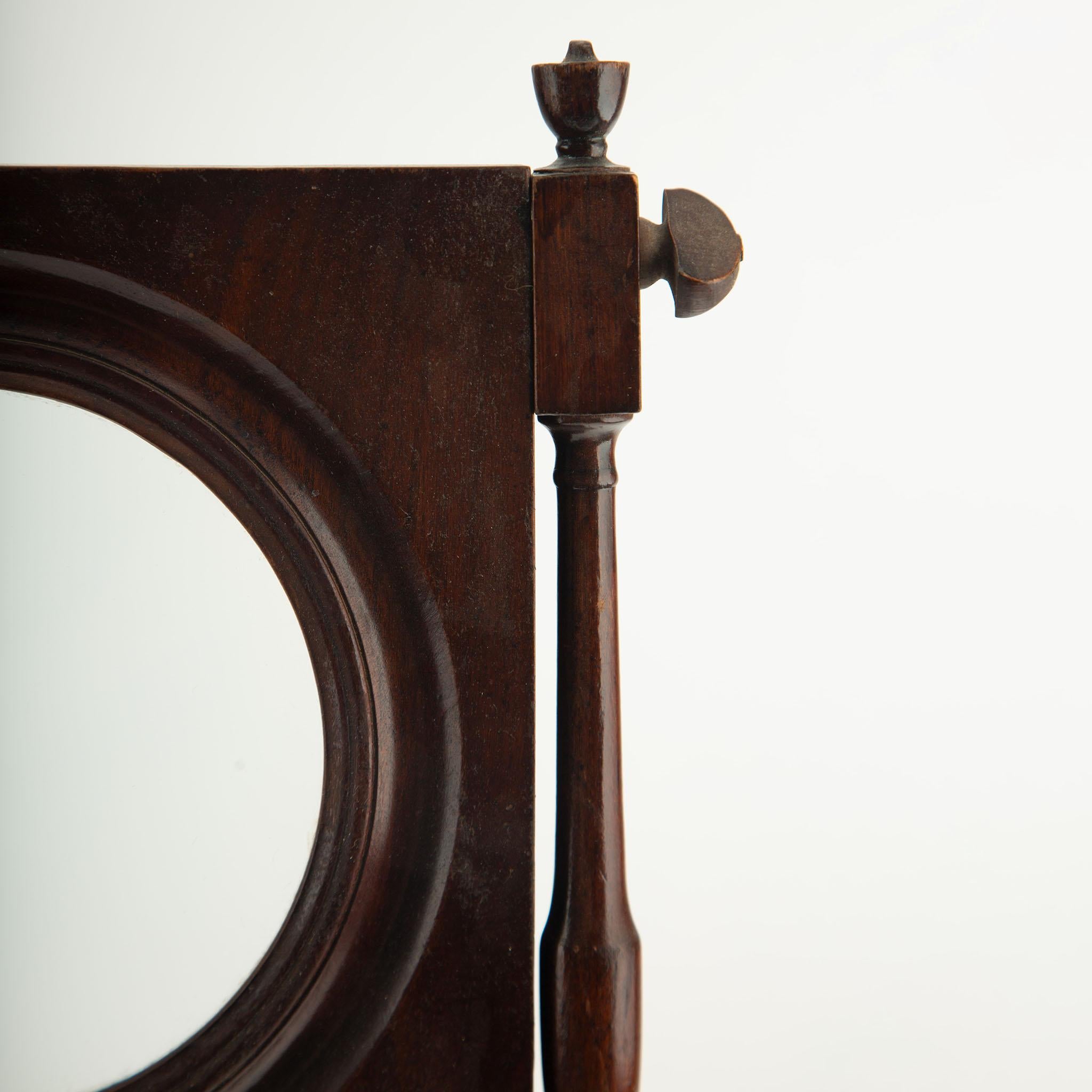 Turned Through the Lens: 19th Century Standing Magnifying Glass For Sale