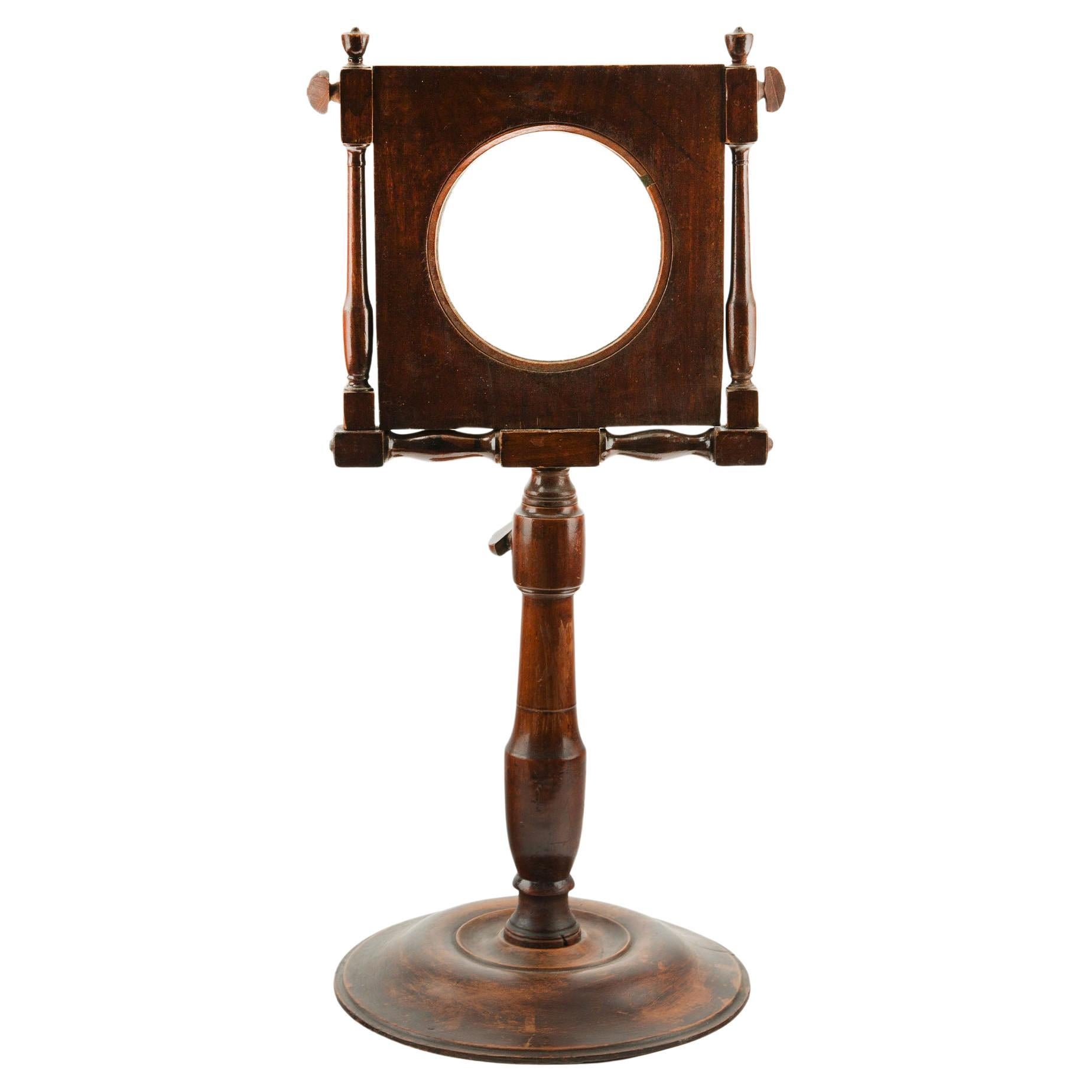Through the Lens: 19th Century Standing Magnifying Glass For Sale