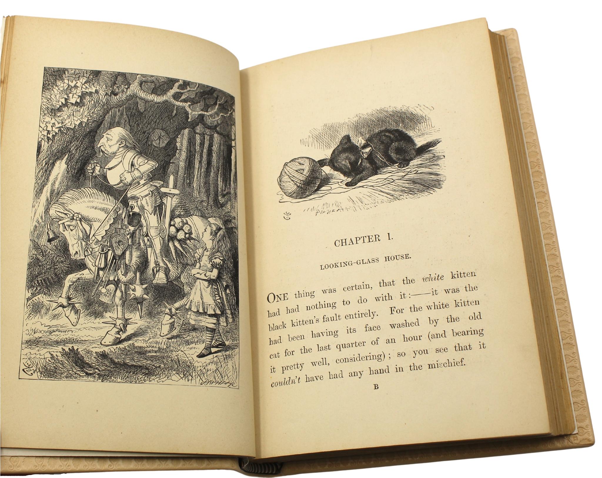 Through the Looking-Glass and What Alice Found There by Lewis Carroll, 1872 In Good Condition For Sale In Colorado Springs, CO