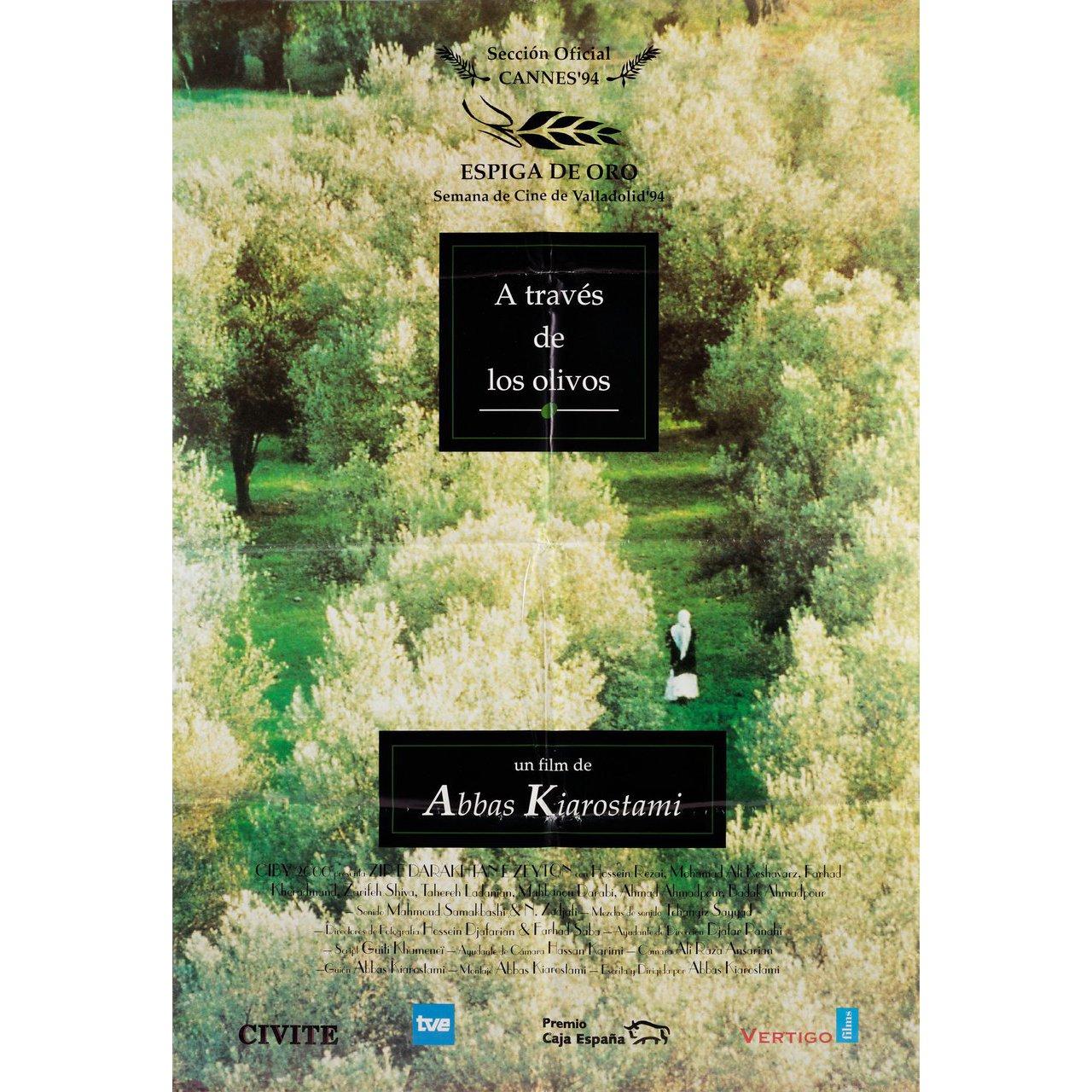through the olive trees poster