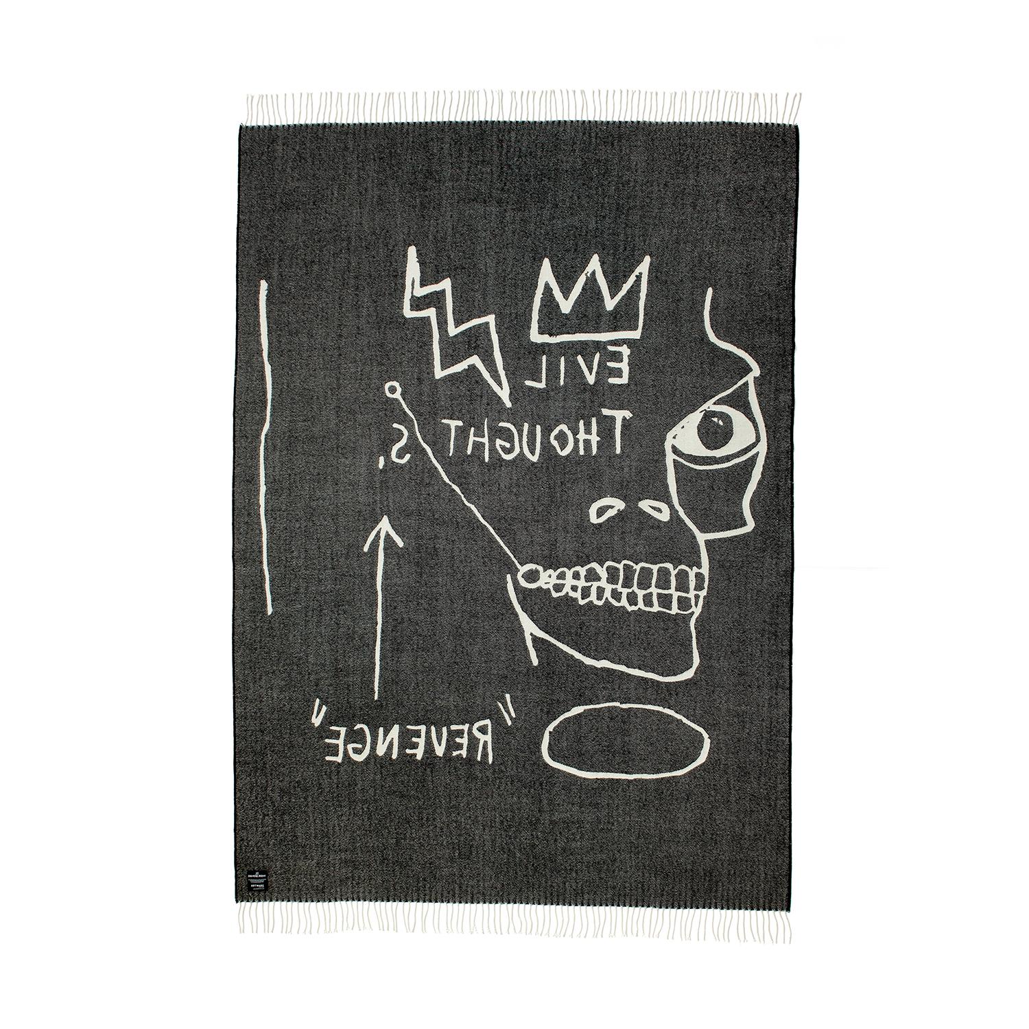 Tessuto a mano Lenzuolo / Coperta di Jean-Michel Basquiat in vendita