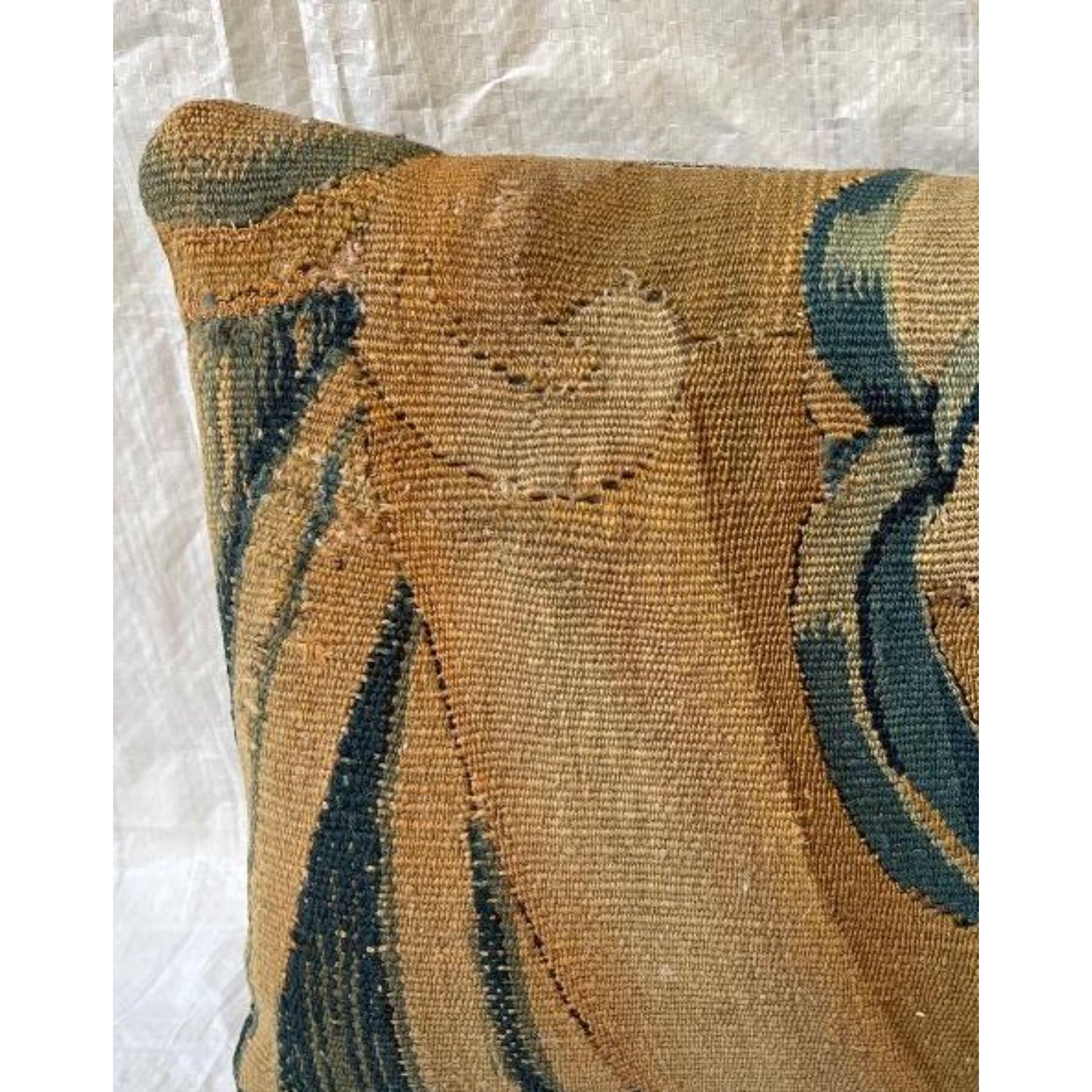 Cuscino ad arazzo fiammingo del XVI secolo 18