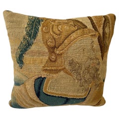 Throw Pillow Made from 16th Century Flemish Tapestry