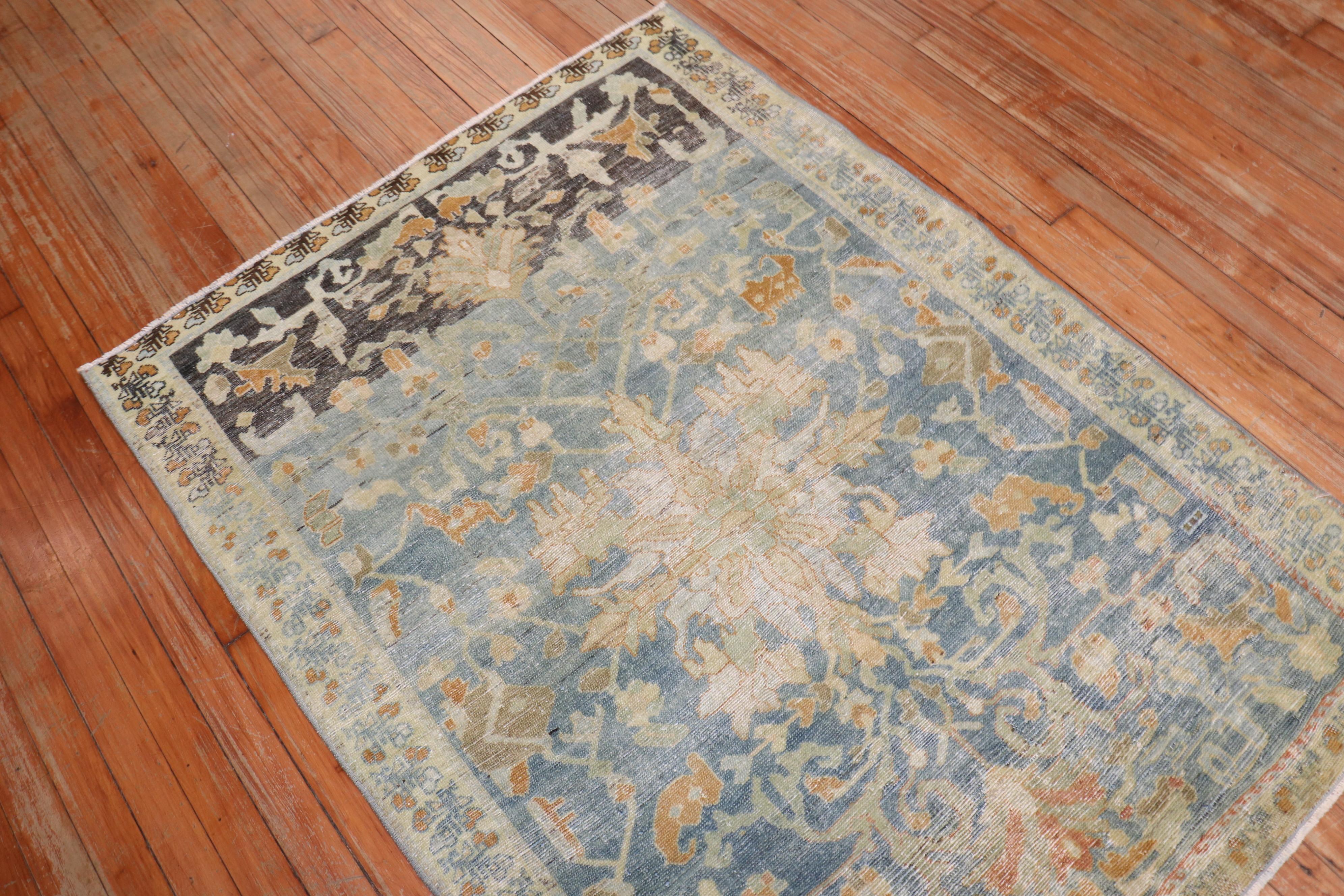 Throw Square Size Persian Malayer Rug 3