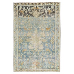 Throw Square Size Persian Malayer Rug