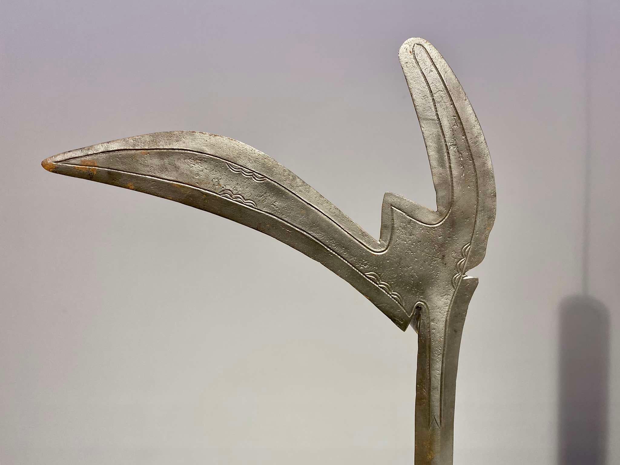 Throwing Knife Of The Banda Yakpa People Mbugbu Central Africa Congo Kipinga For Sale 3