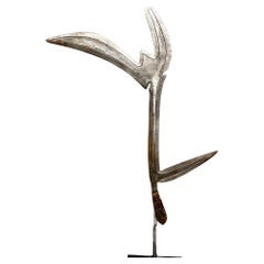 Cuchillo Arrojadizo Del Pueblo Banda Yakpa Mbugbu África Central Congo Kipinga