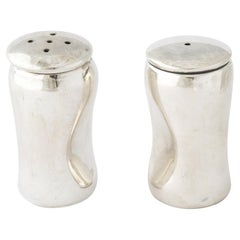 'Thumb Print' Sterling Silver Salt & Pepper Shakers by Elsa Perretti for Tiffany