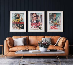 Thunderball 1965 Japanese B2 Film Poster