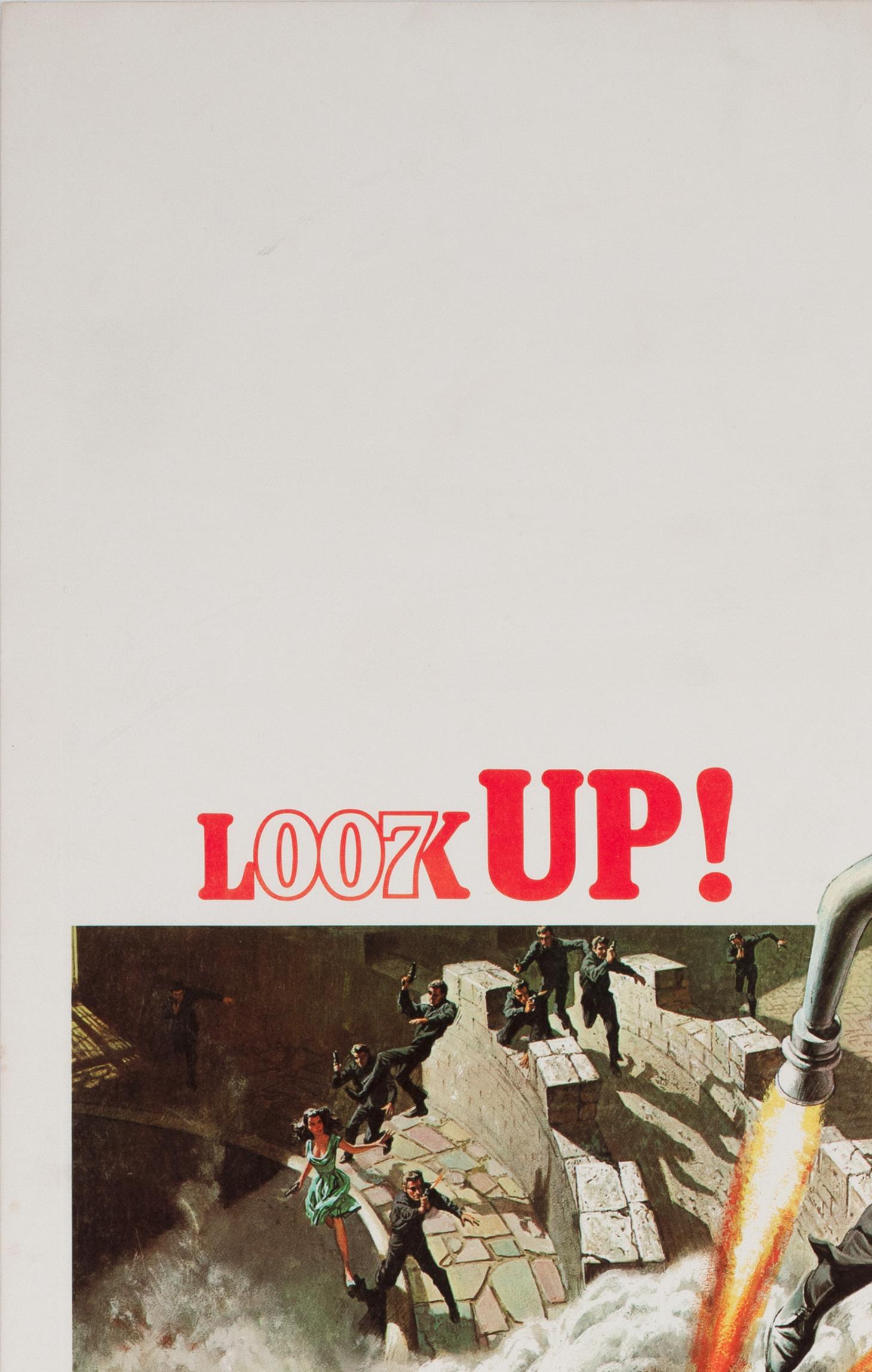 Thunderball 1965 US Window Card Film Poster, Robert McGinnis & Frank McCarthy Estadounidense en venta