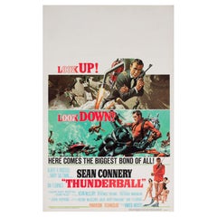Thunderball 1965 US Window Card Film Poster, Robert McGinnis & Frank McCarthy