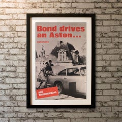 Thunderball - Aston Martin, Unframed Poster, 1965