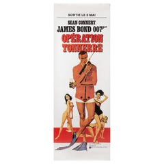 Thunderball R1980s French Pantalon Film Poster