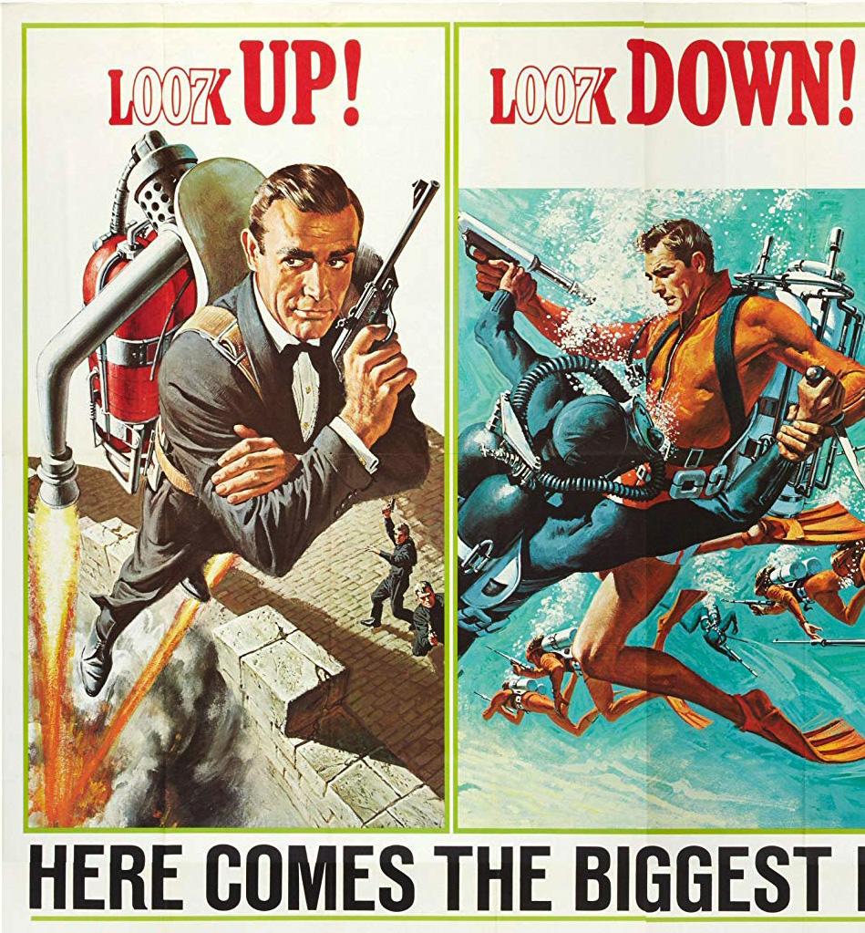 American Thunderball US 6 Sheet Original Film Poster, McGinnis & McCarthy, 1965
