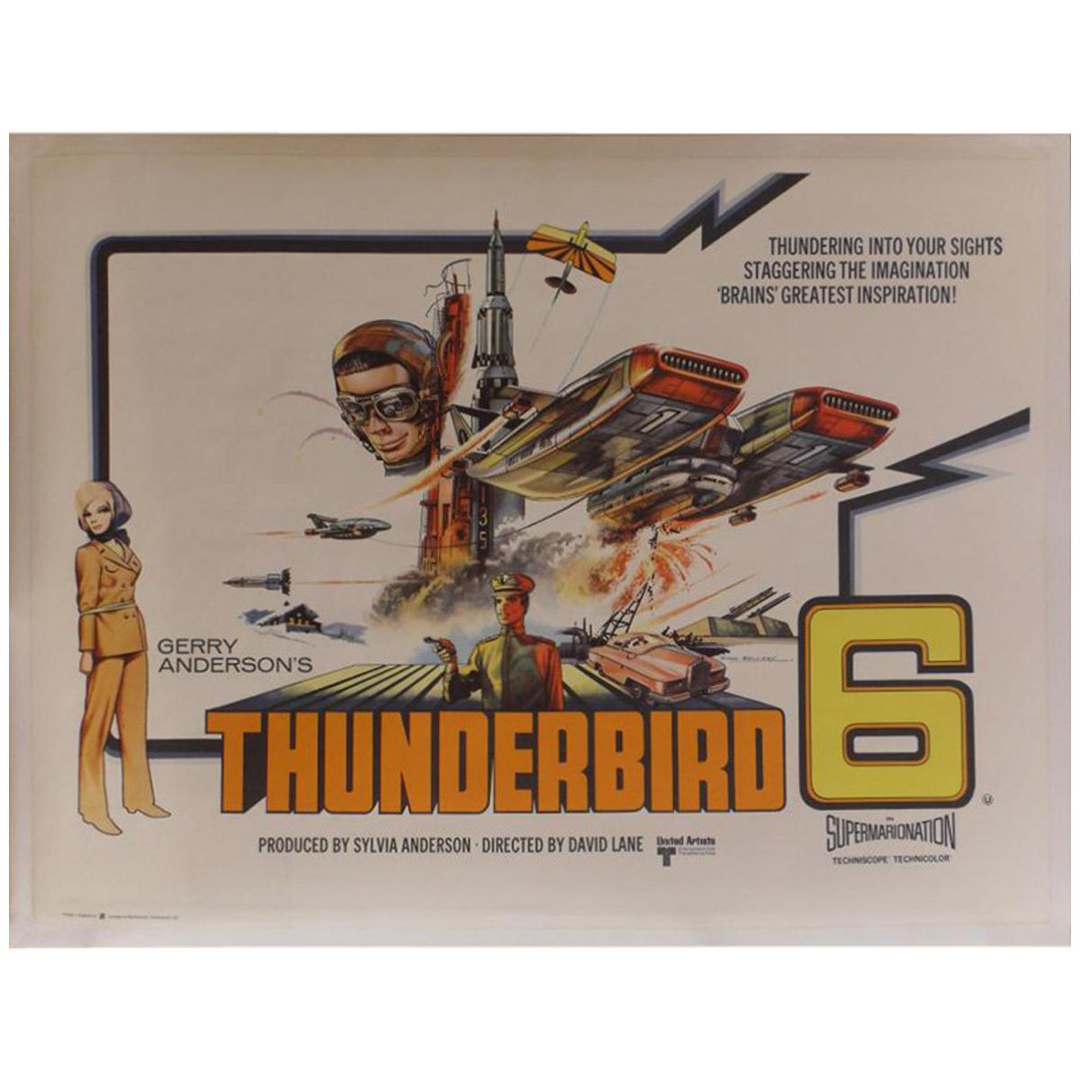 Thunderbird 6 '1968' Poster For Sale