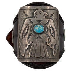 Thunderbird Leather Cuff