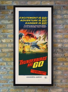 'Thunderbirds Are Go' Original Vintage Australian Daybill Movie Poster, 1966