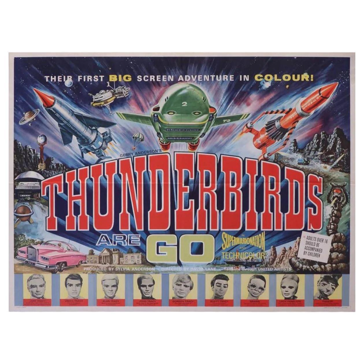 Thunderbirds Are Go, Unframed Poster, 1966 For Sale