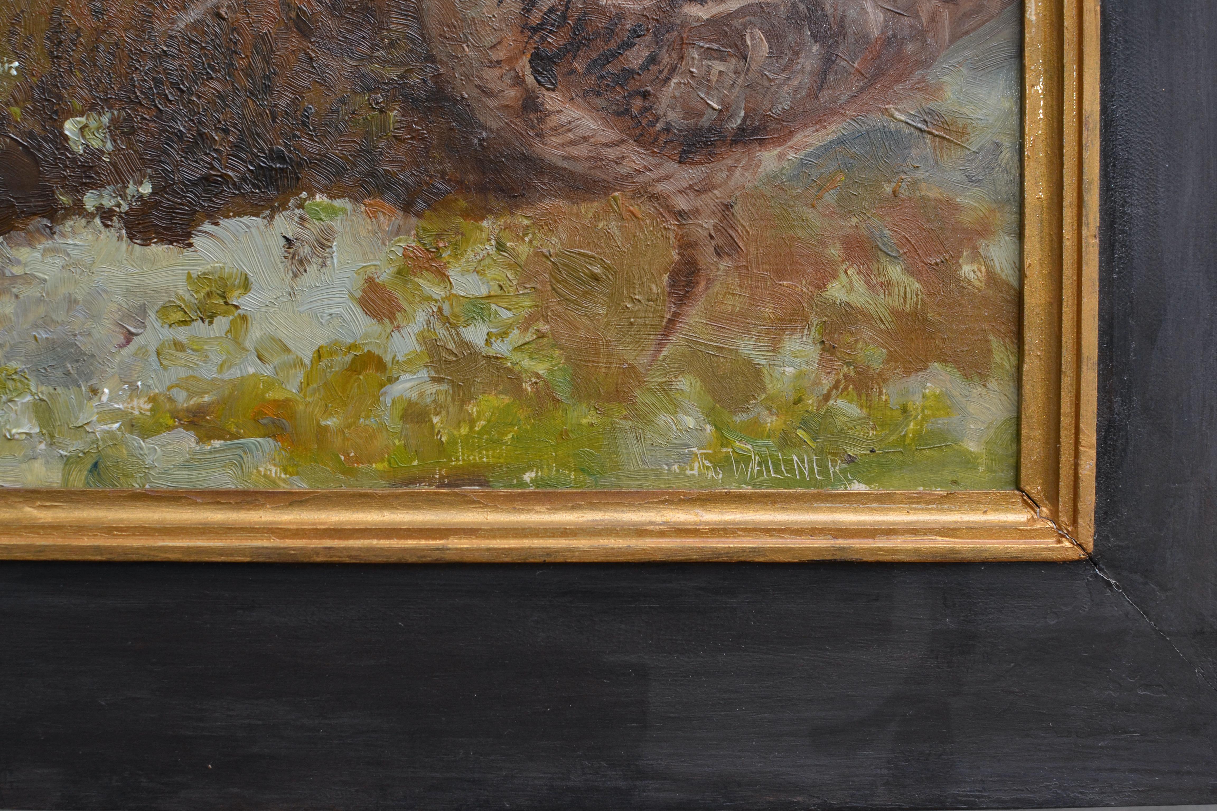 Chocha perdiz zancuda - Painting Naturalista de Thure Wallner