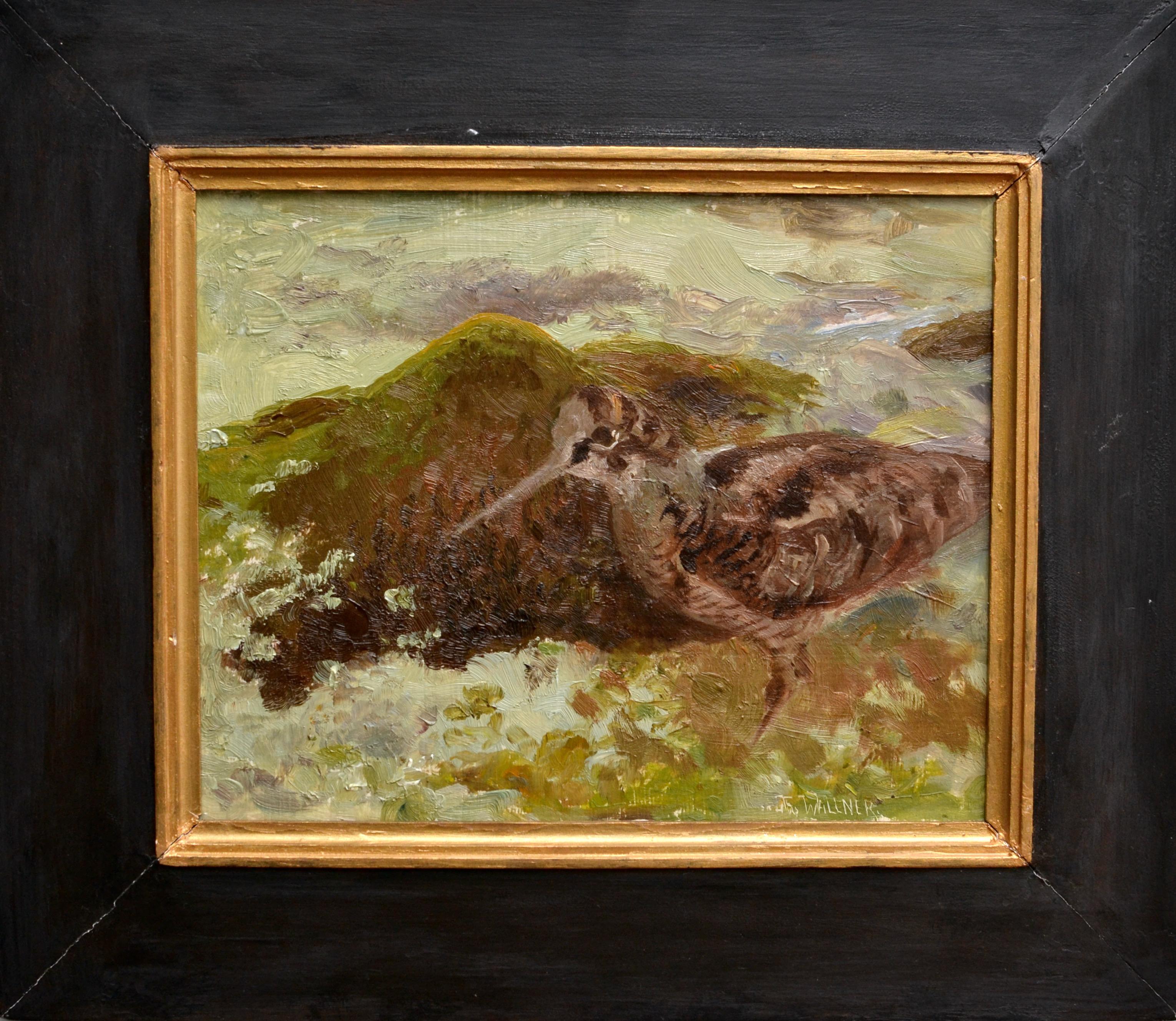 Chocha perdiz zancuda - Animal Painting Negro de Thure Wallner