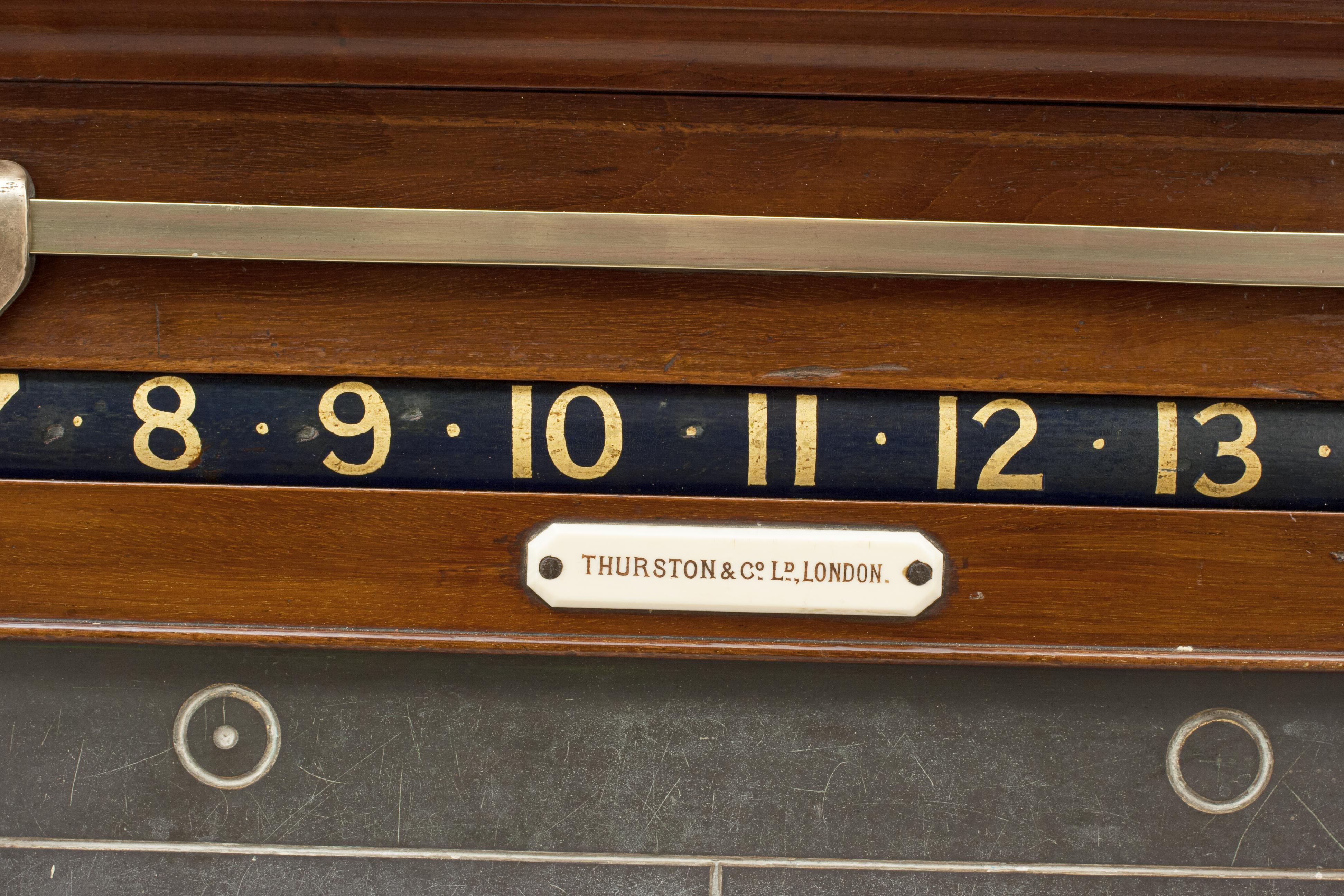Thurston Combined Billiards, Snooker and Life Pool Scoreboard In Good Condition In Oxfordshire, GB