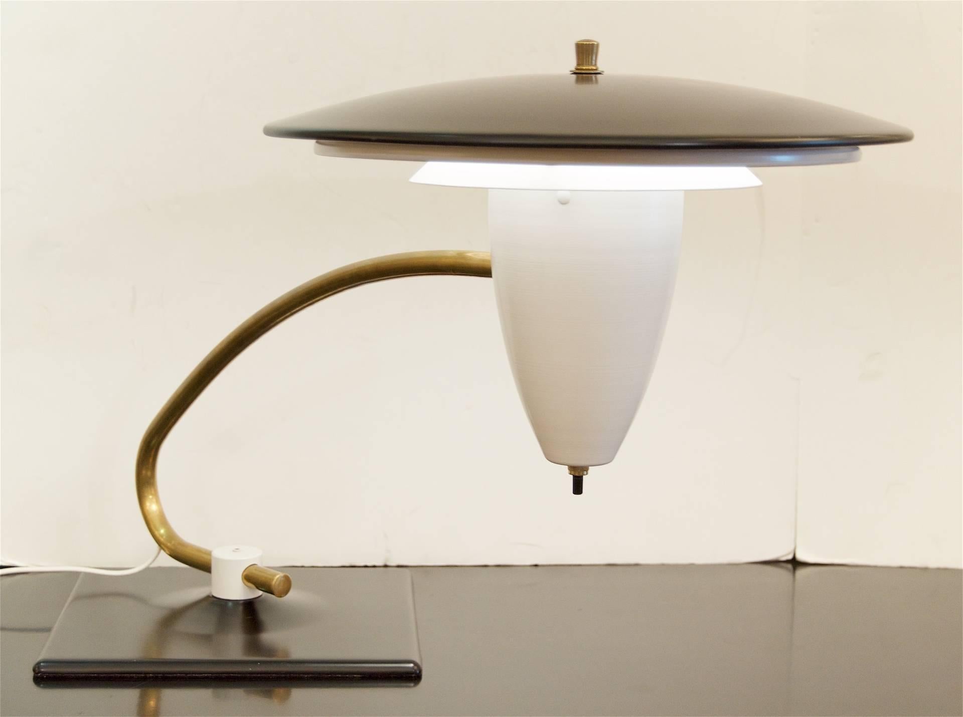 American Thurston Style Flying Disc Swivel Desk Lamp