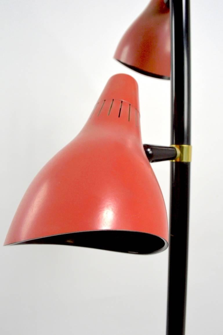 Thurston Tri Cone Floor Lamps In Good Condition In New York, NY