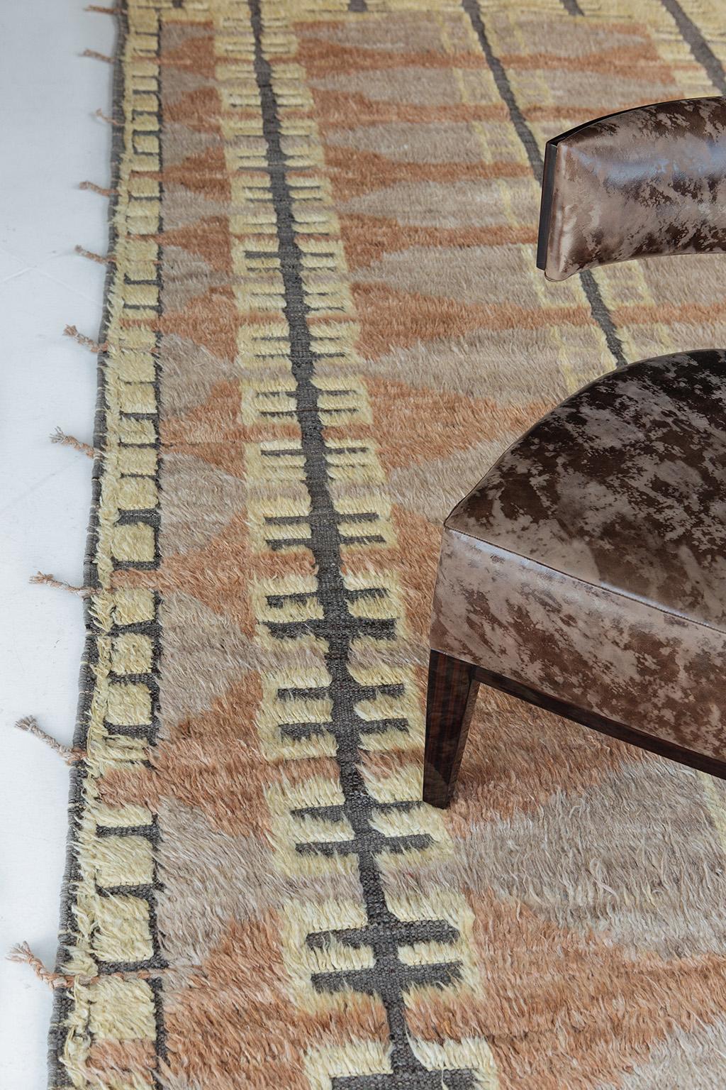 Hand-Knotted Thus, Kust Collection by Mehraban Rugs For Sale