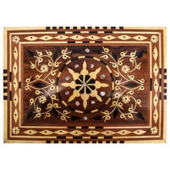 Moroccan Jewelry Box Handmade of Thuya Wood
