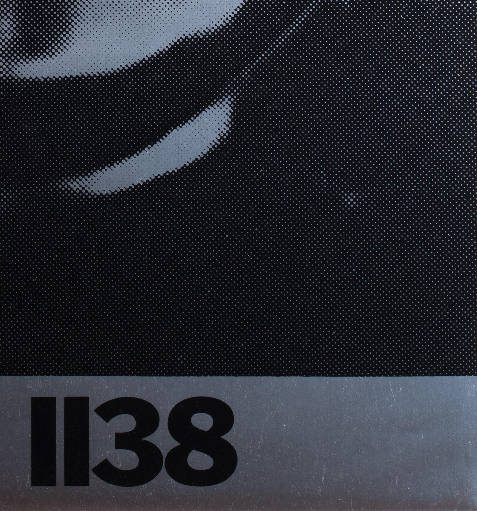 THX 1138 1971 US 1 Sheet Foil Film Movie Poster 3