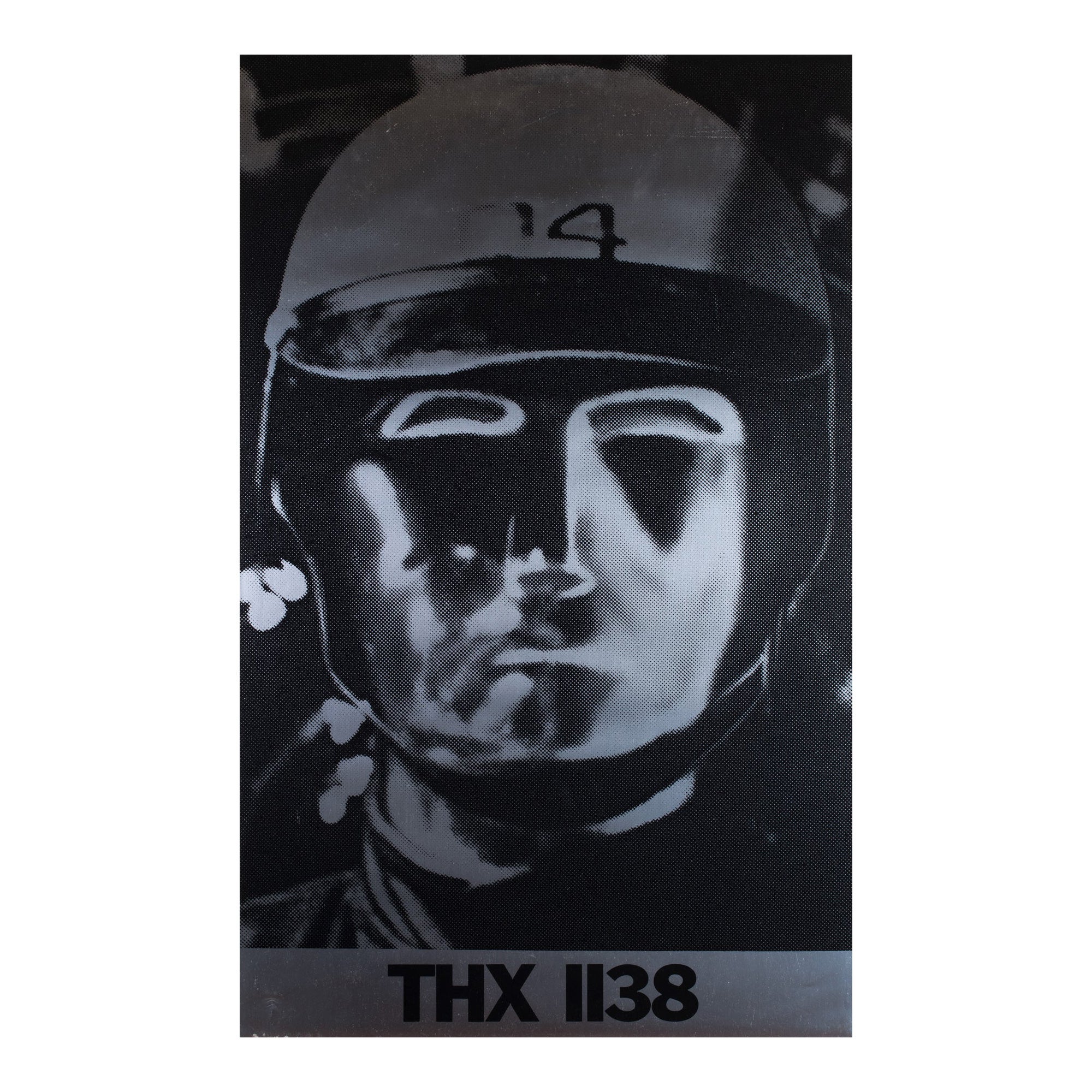 THX 1138 1971 US 1 Sheet Foil Film Movie Poster