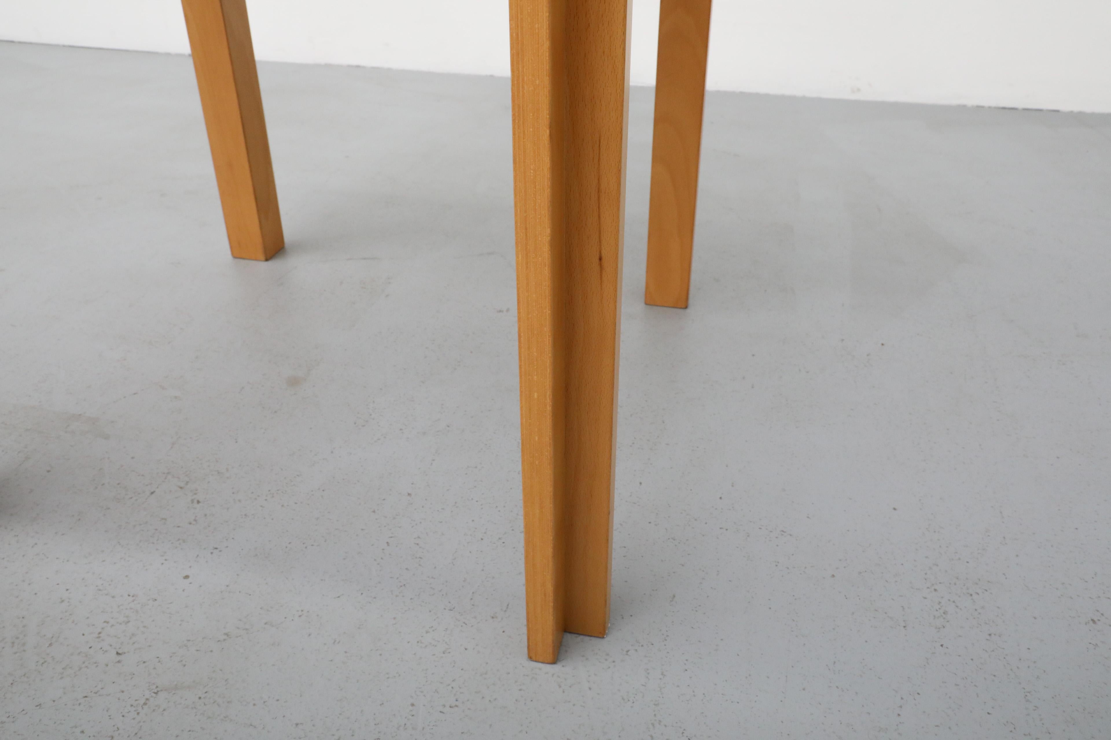 Thygesen & Sørensen Square Birch & Black Danish Center Table for Magnus Olesen 6